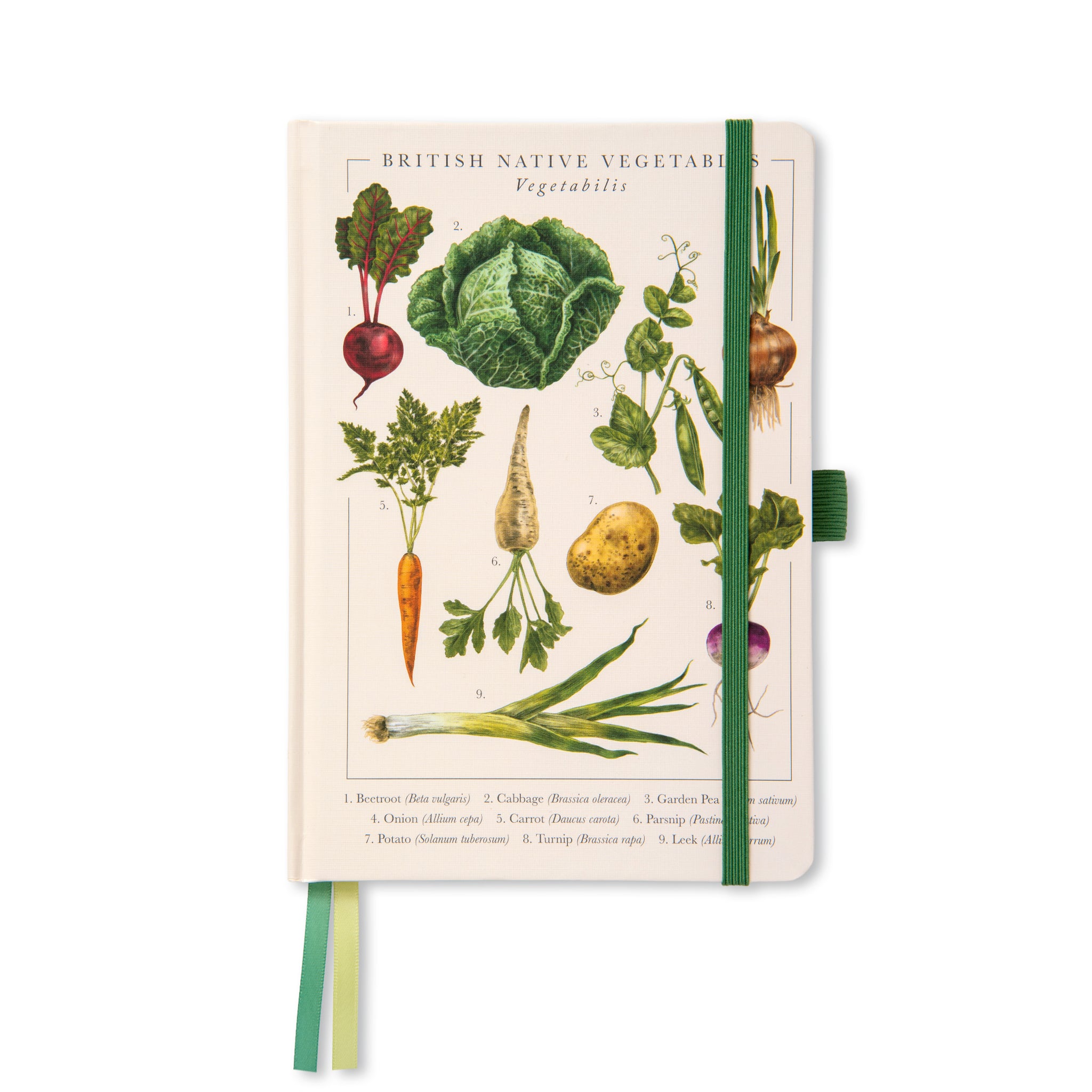 British Vegetables A5 Hardback Notebook