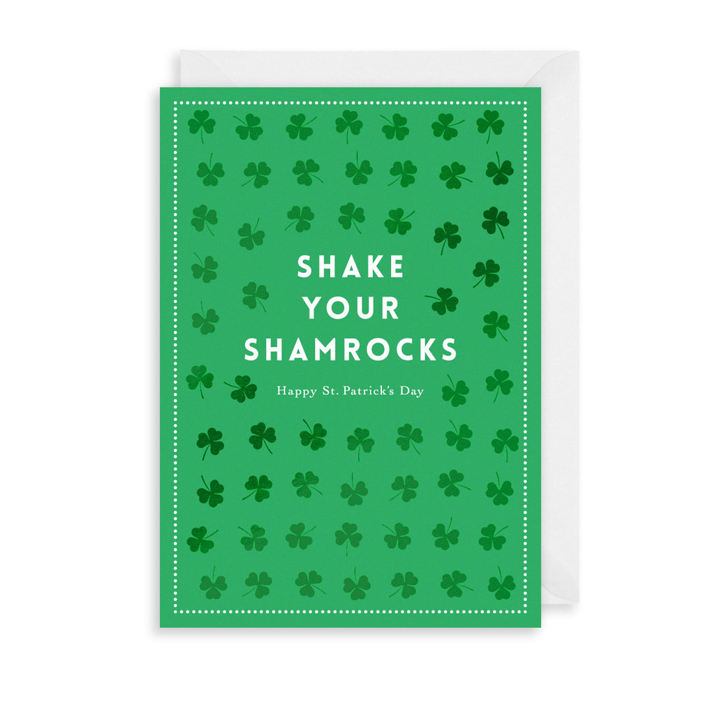 Shake Your Shamrocks Greetings Card The Art File