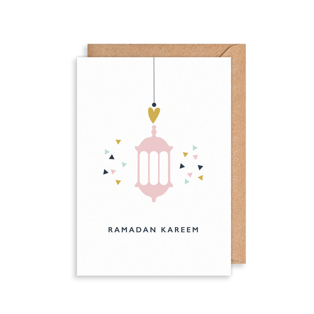 Ramadan Lantern Greetings Card The Art File