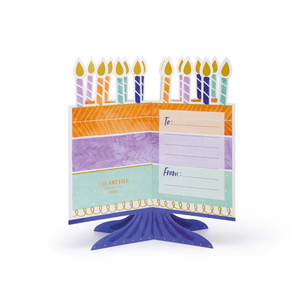 Birthday Cake, 3D Greetings Card The Art File