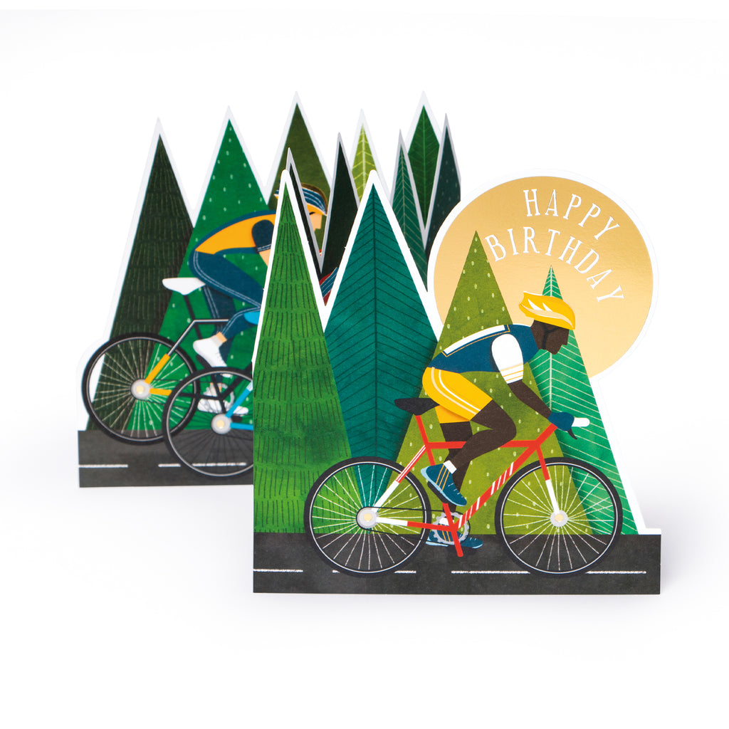 Bicycle Birthday, 3D Greetings Card The Art File