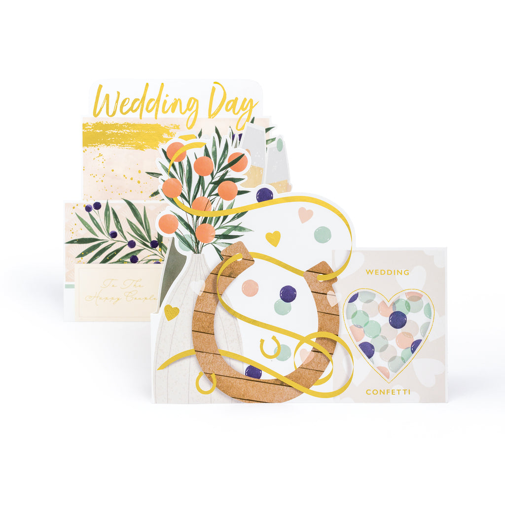 Wedding Day, 3D Greetings Card The Art File