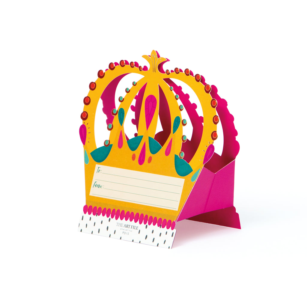 Birthday Queen, 3D Greetings Card The Art File