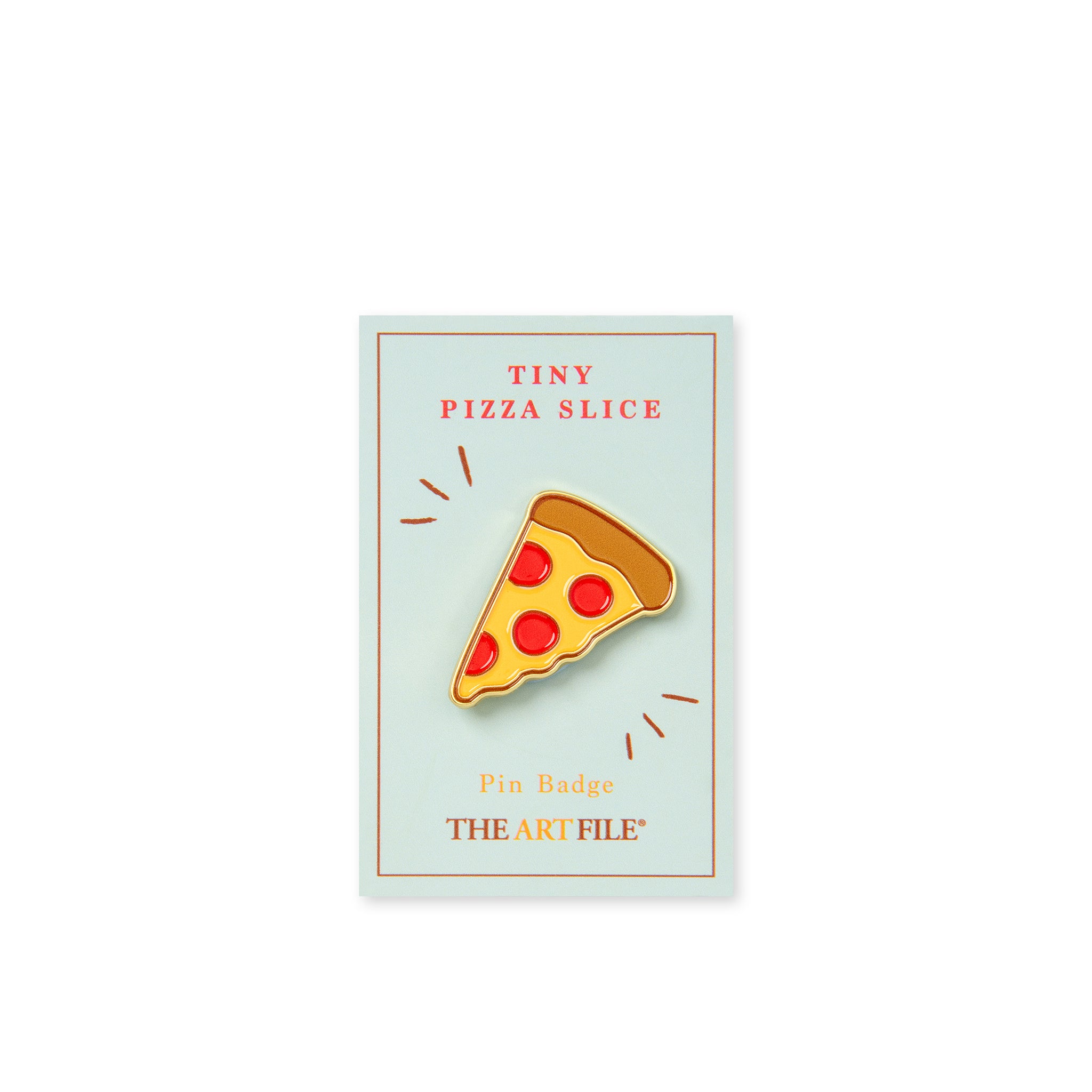 Pizza Metal Pin Badge