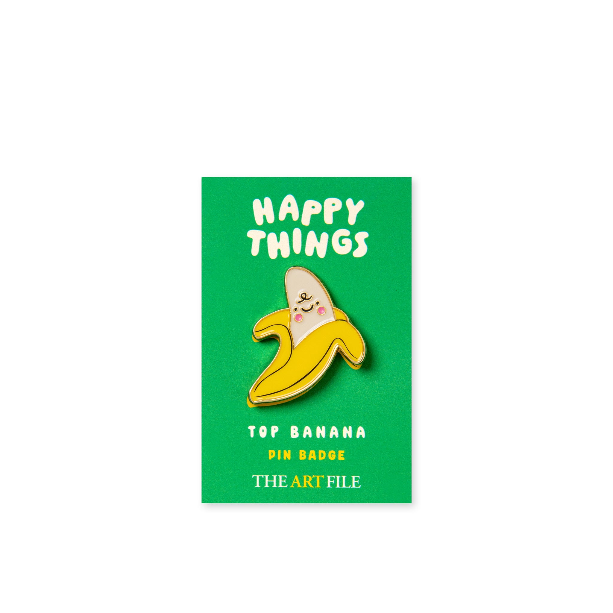 Banana Metal Pin Badge