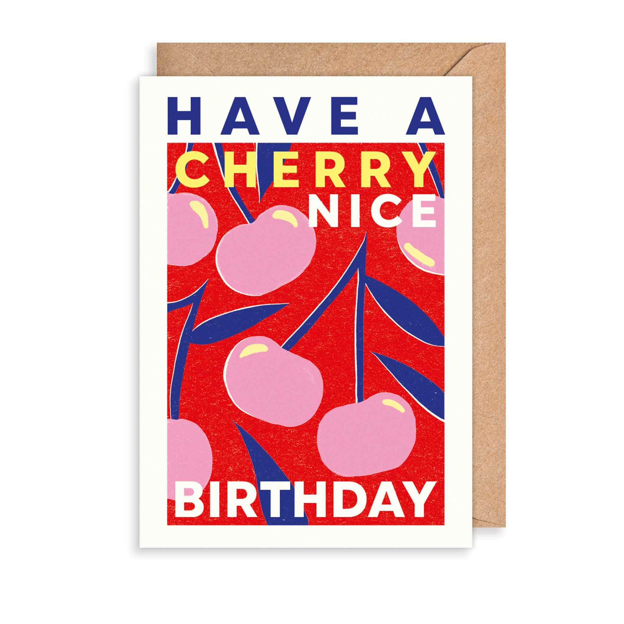 Cherry Nice Birthday Greetings Card