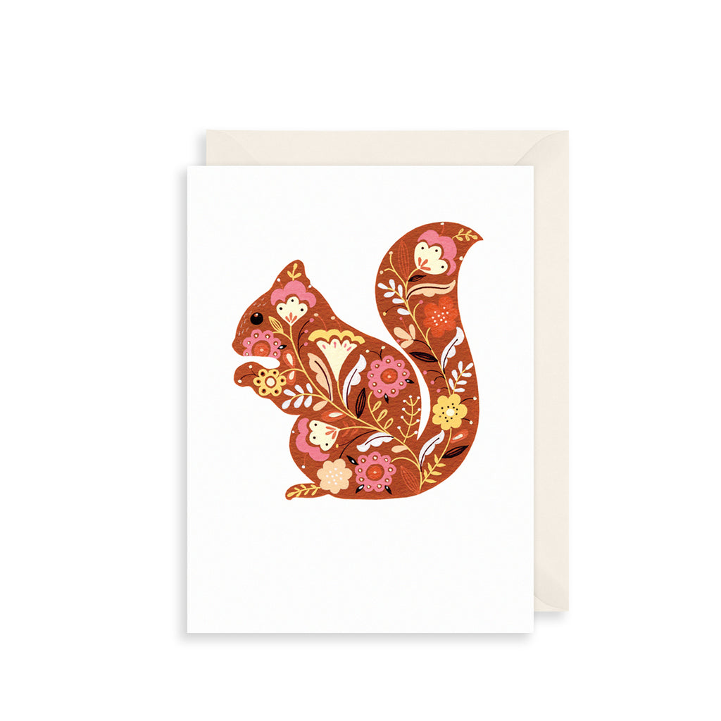 Squirrel Greetings Card The Art File