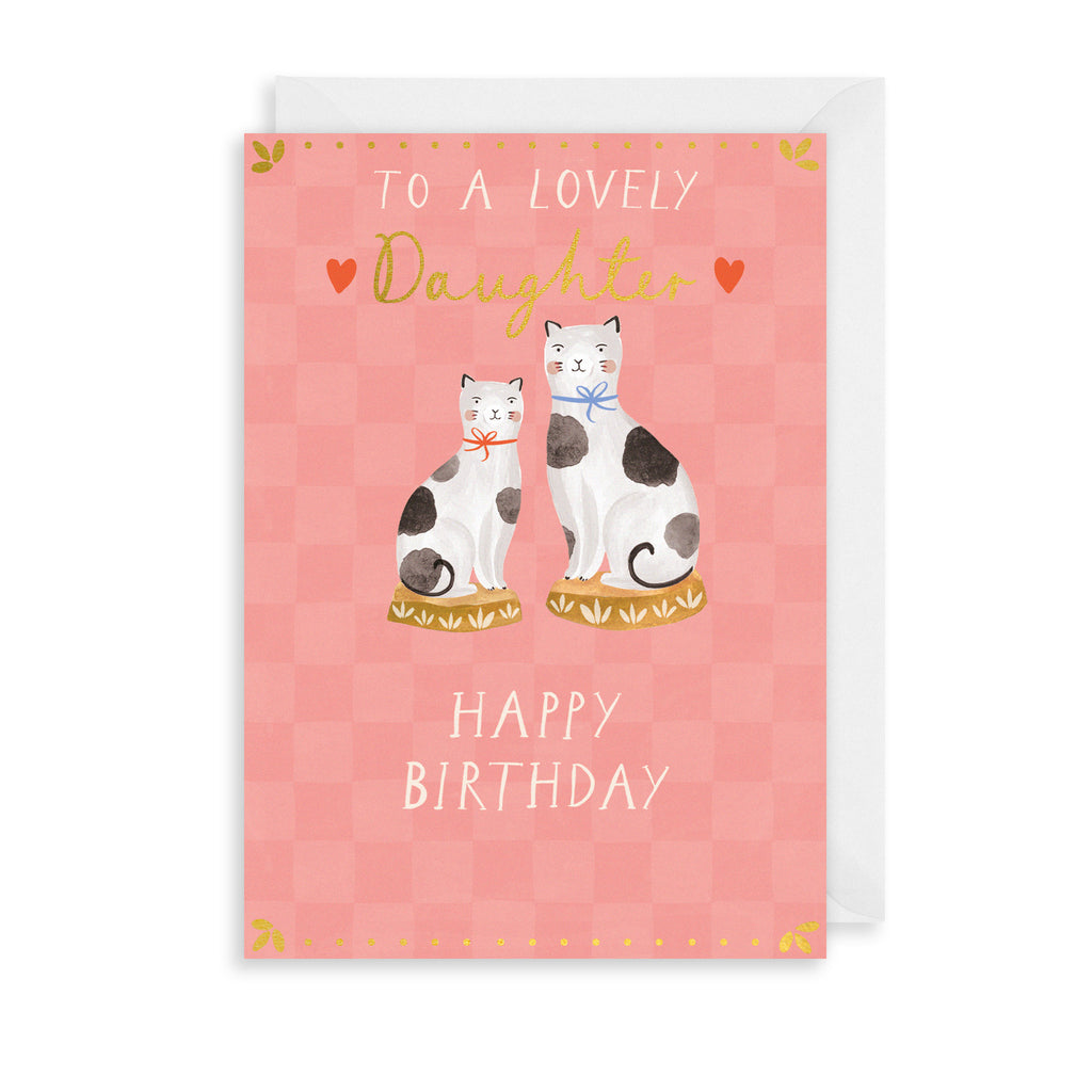 To A Lovely Daughter Greetings Card The Art File