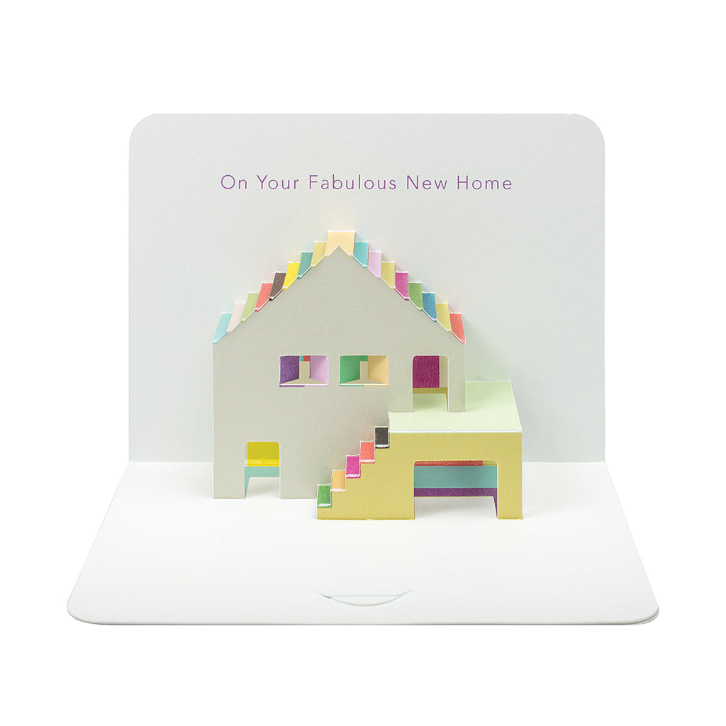 Fabulous New Home, 3D Pop-Up Card The Art File