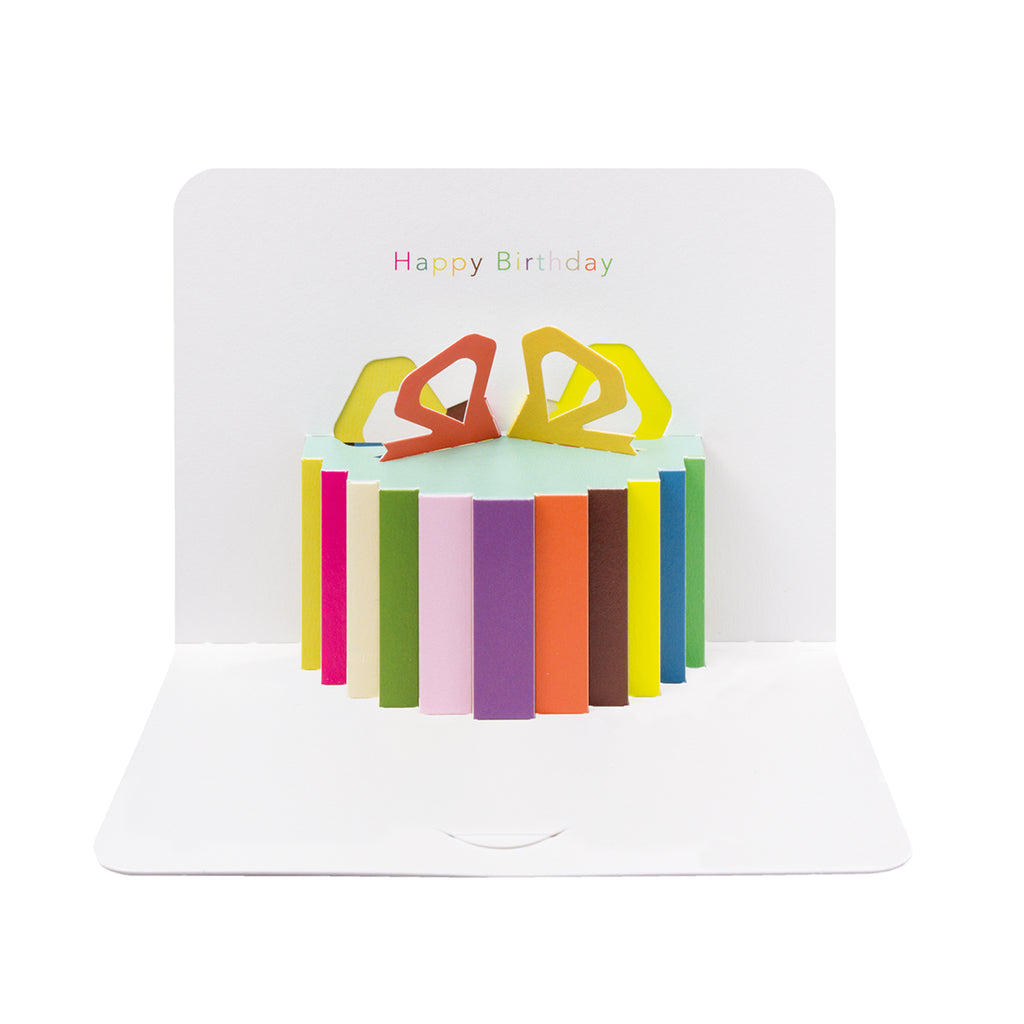 Birthday Cake, 3D Pop-Up Card The Art File