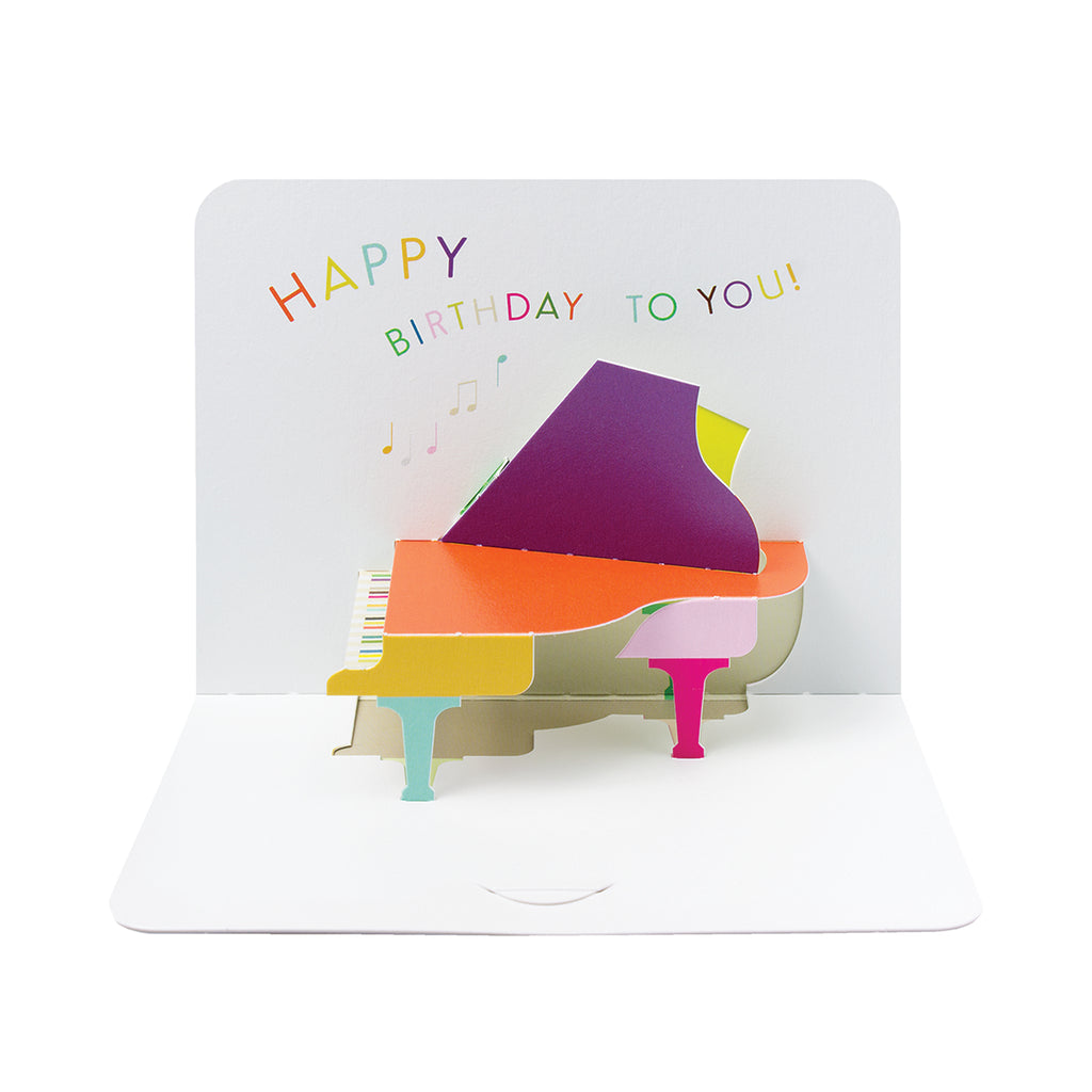 Grand Piano, 3D Pop-Up Card The Art File