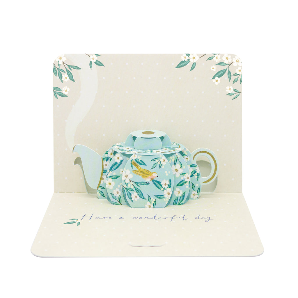 Teapot, 3D Pop-Up Card The Art File