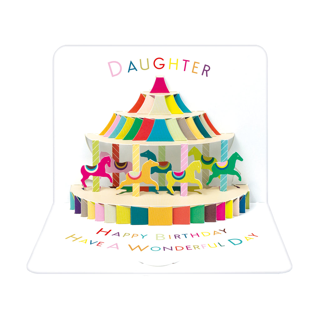 Birthday Daughter, 3D Pop-Up Card The Art File