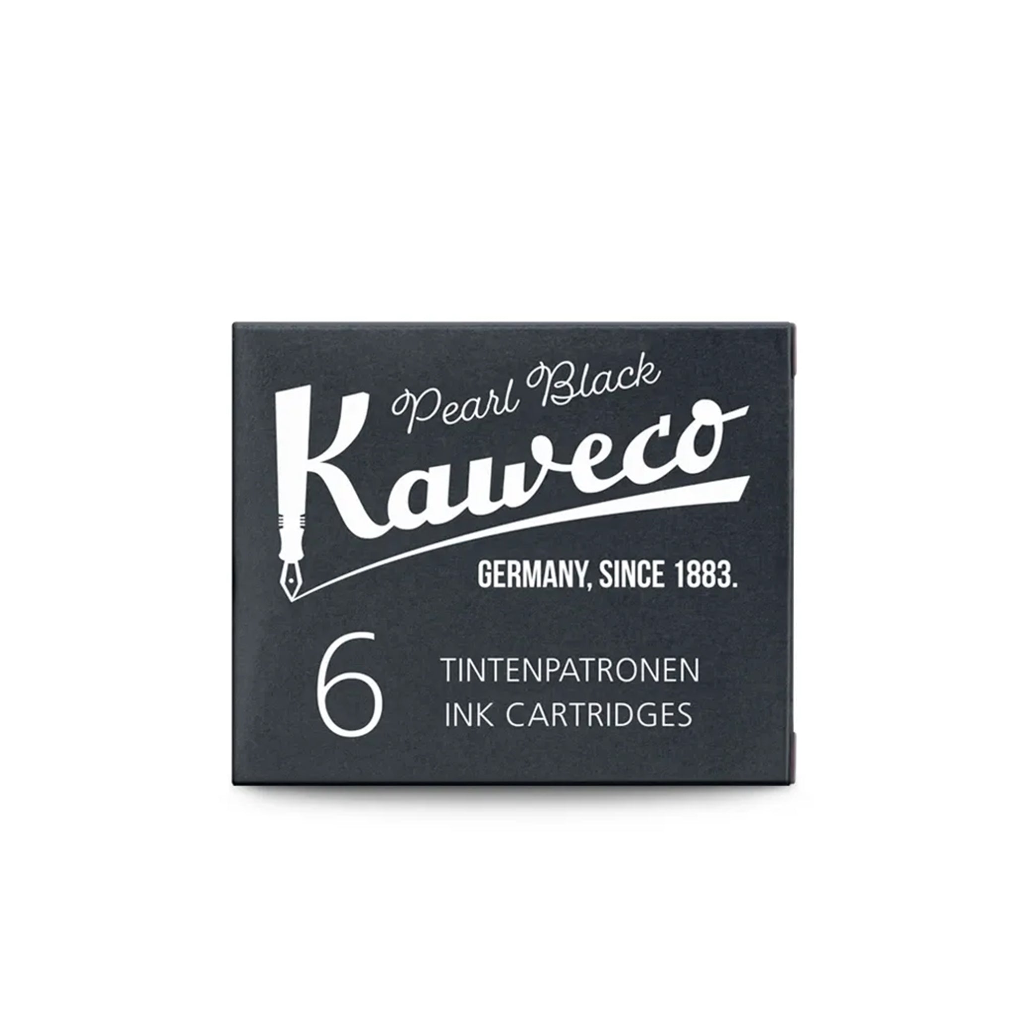 Kaweco Ink Cartridges - Pack of 6 - Pearl Black