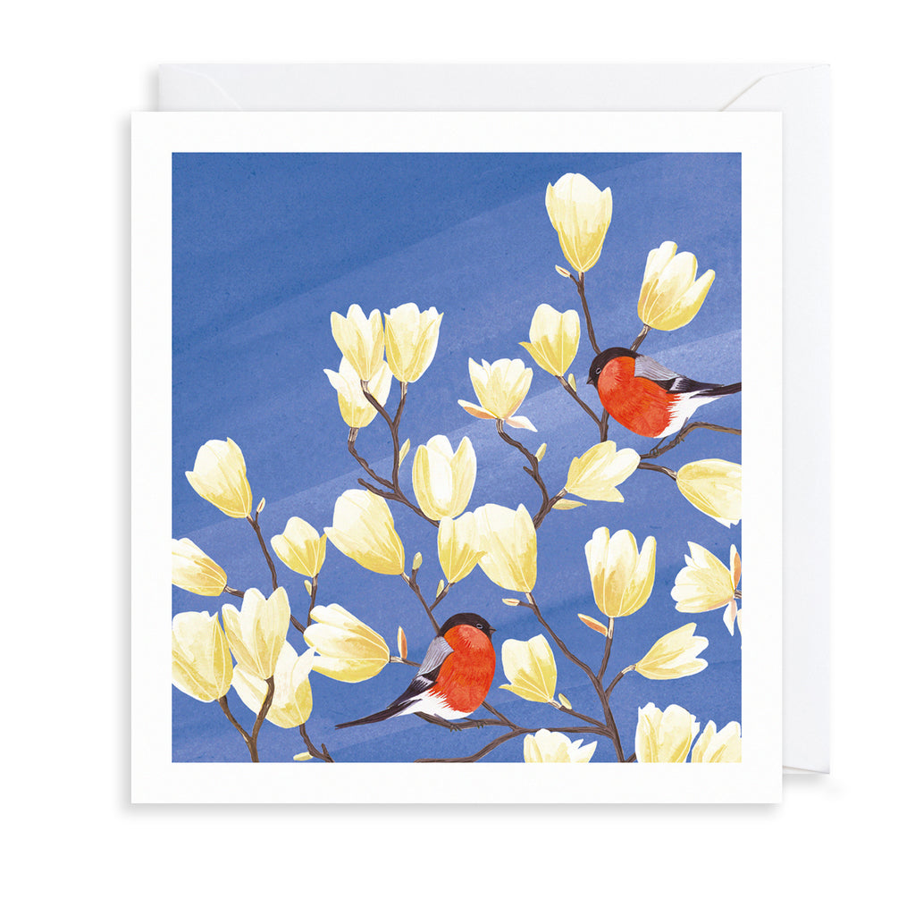 Magnolia & Bullfinch Greetings Card The Art File