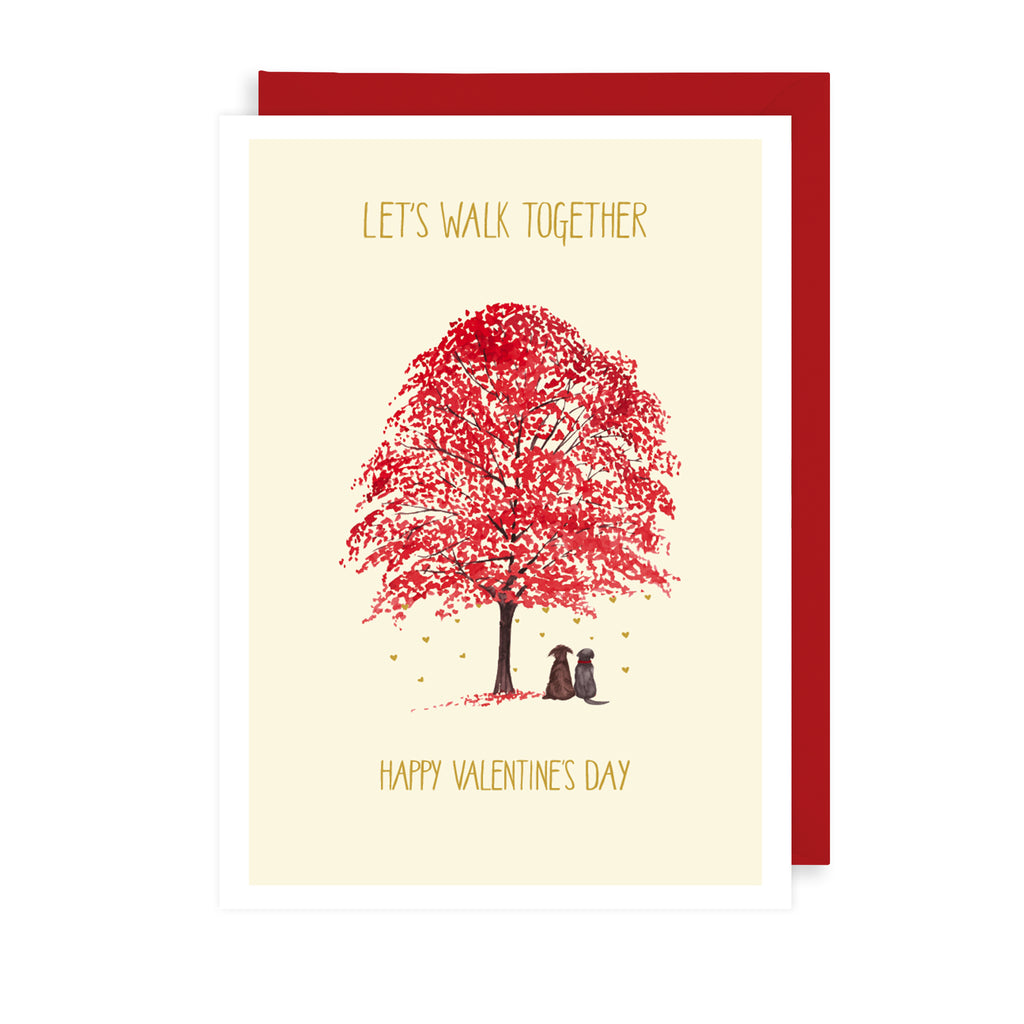 Let's Walk Together Greetings Card The Art File