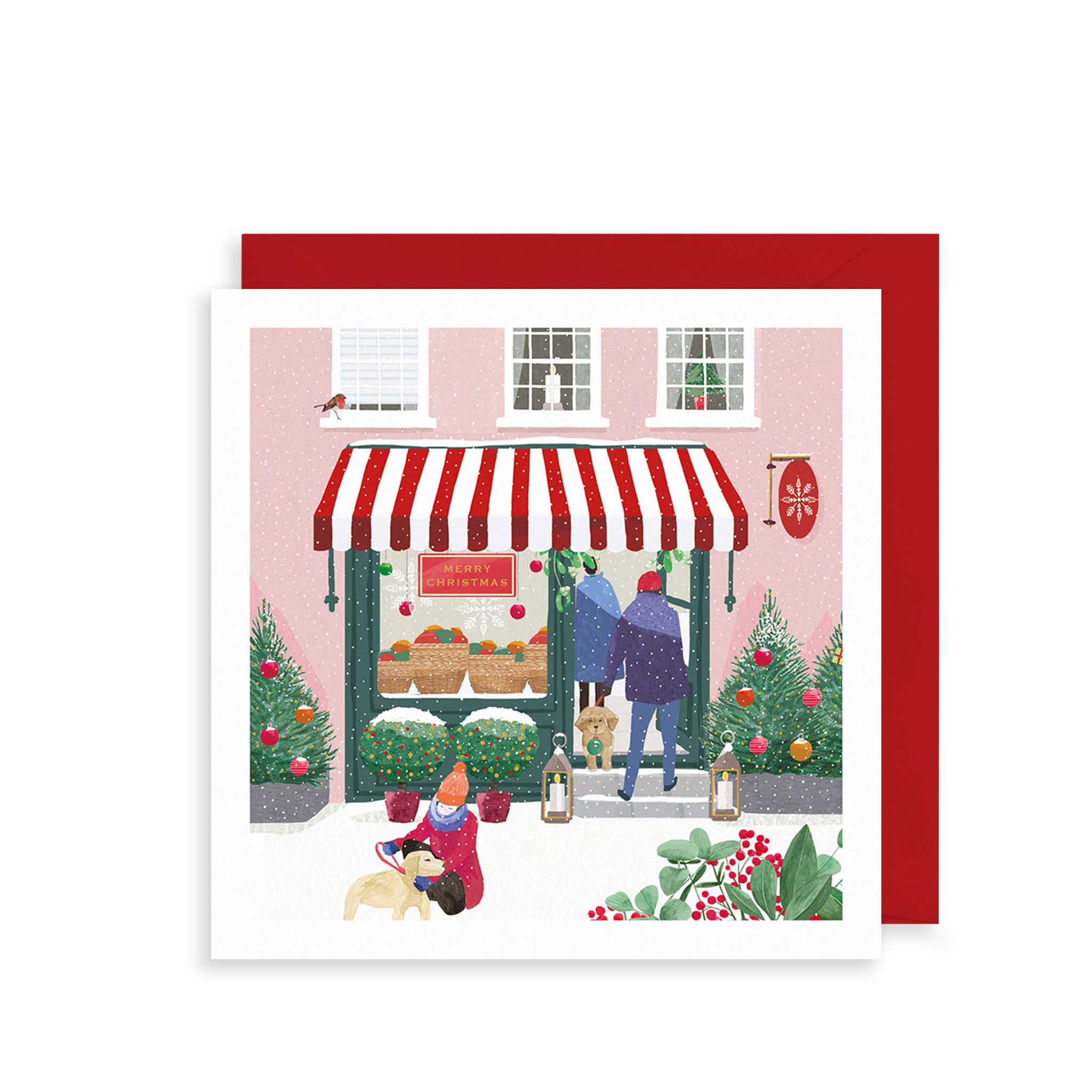 Bauble Shop Christmas Card