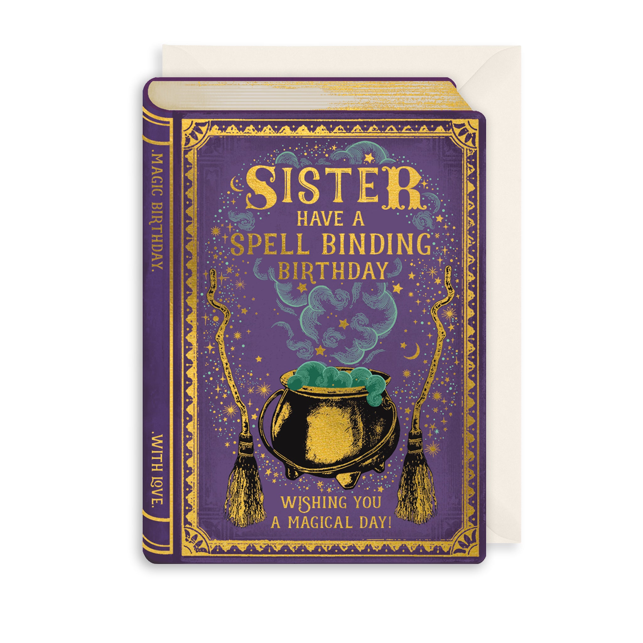 Spell Binding Sister Birthday Card