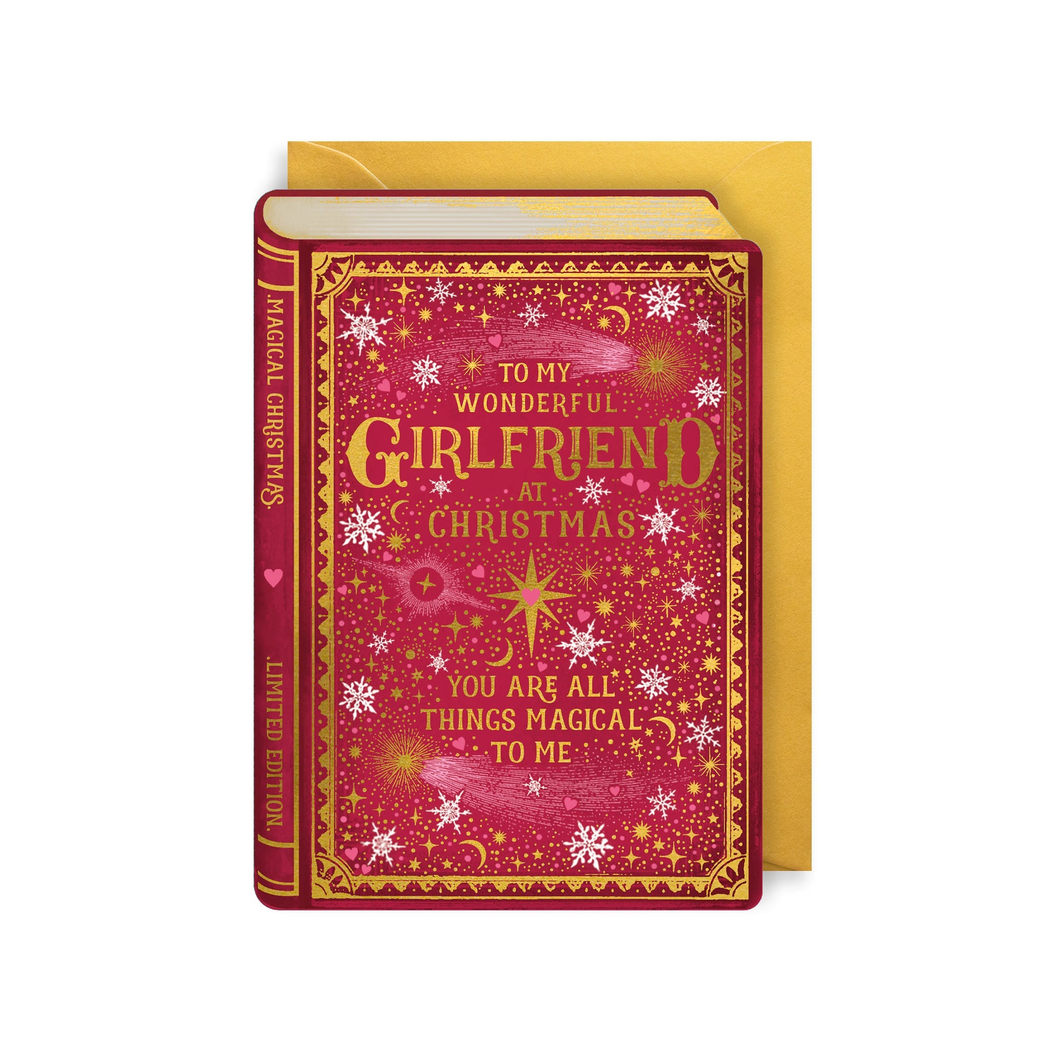 Girlfriend Storybook Christmas Card