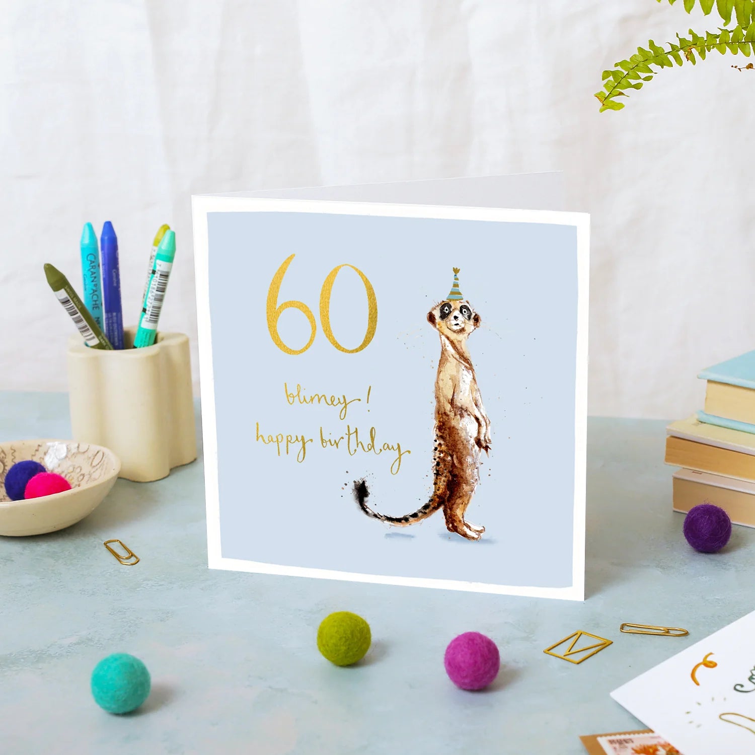 Meerkat 60th Birthday Card