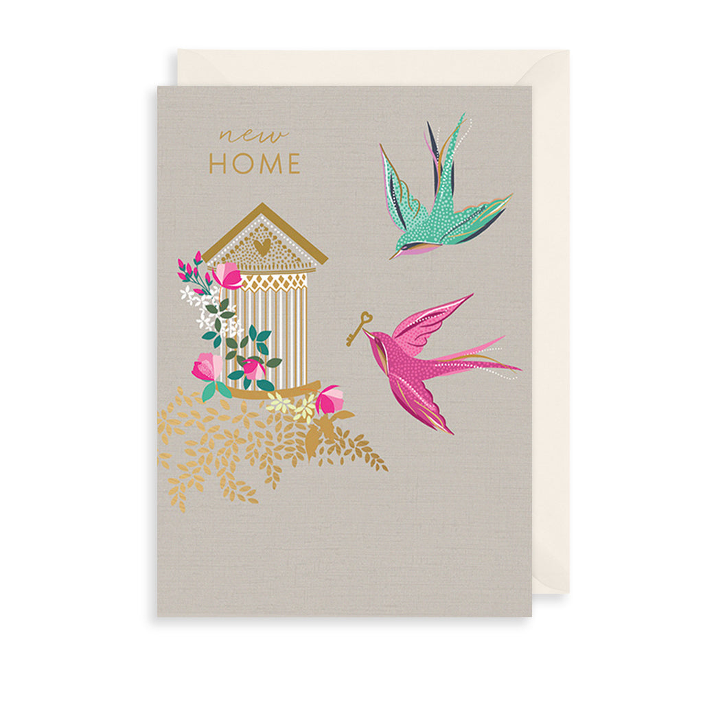New Home Flight Greetings Card The Art File
