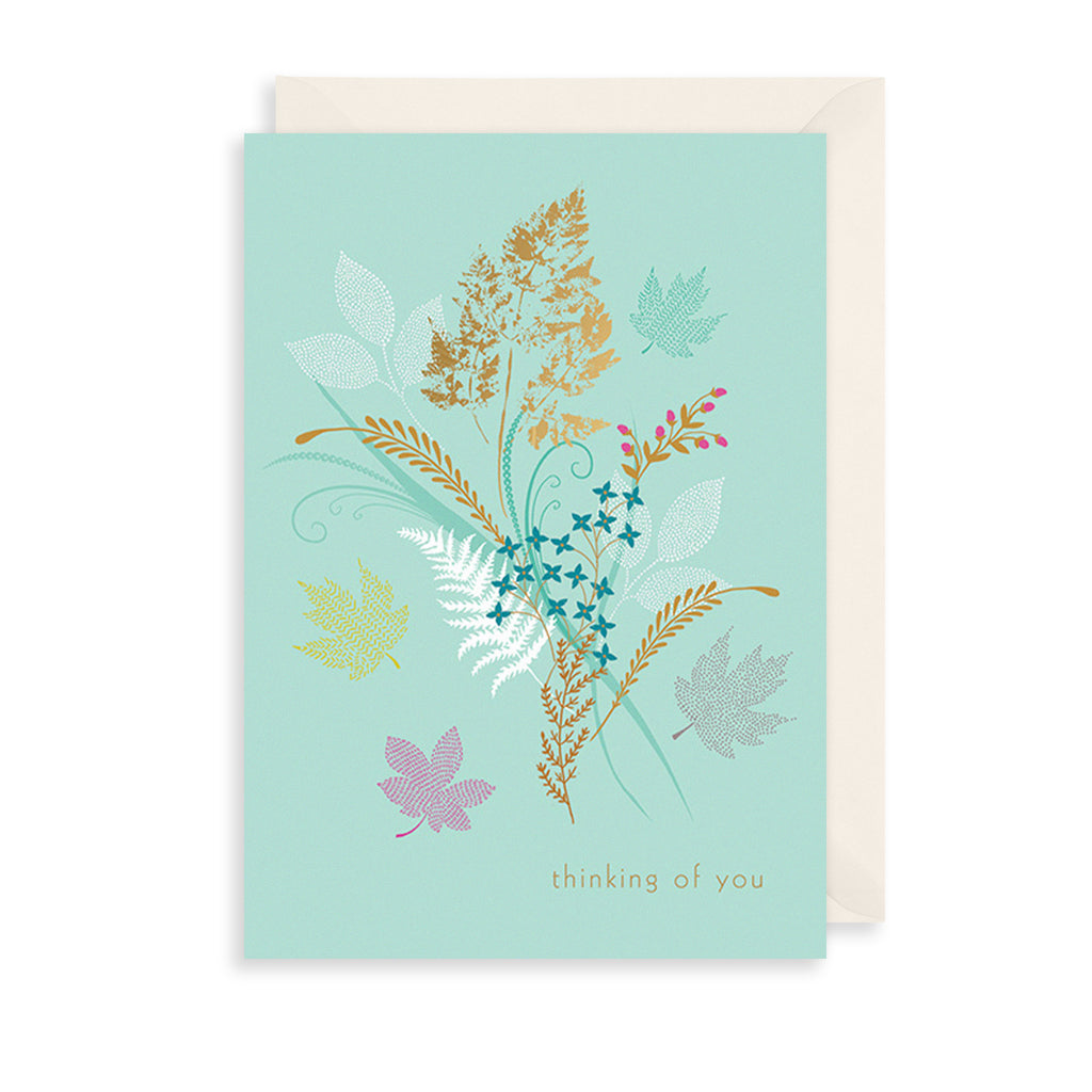 Thinking Of You Flowers Greetings Card The Art File