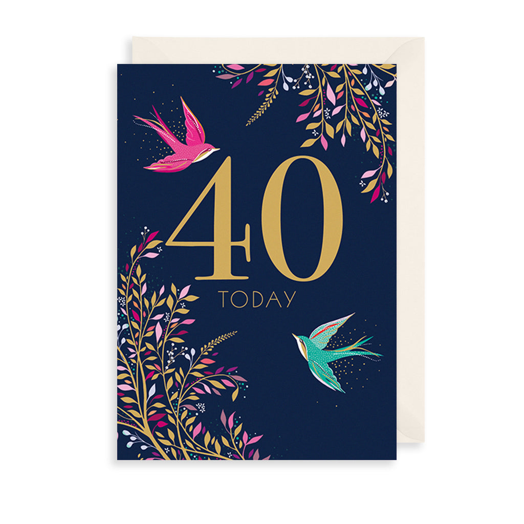 40 Today Greetings Card The Art File