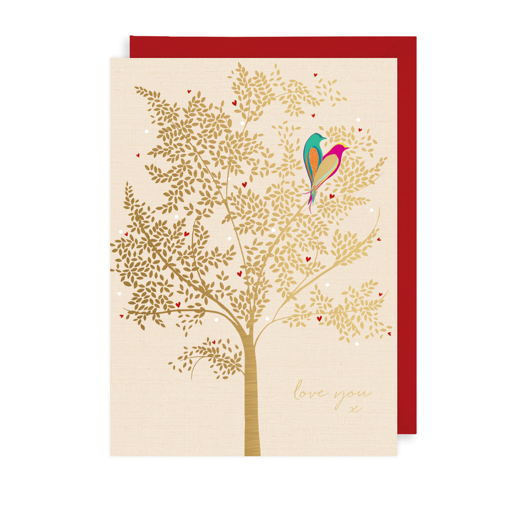 Valentine's Birds Greetings Card The Art File