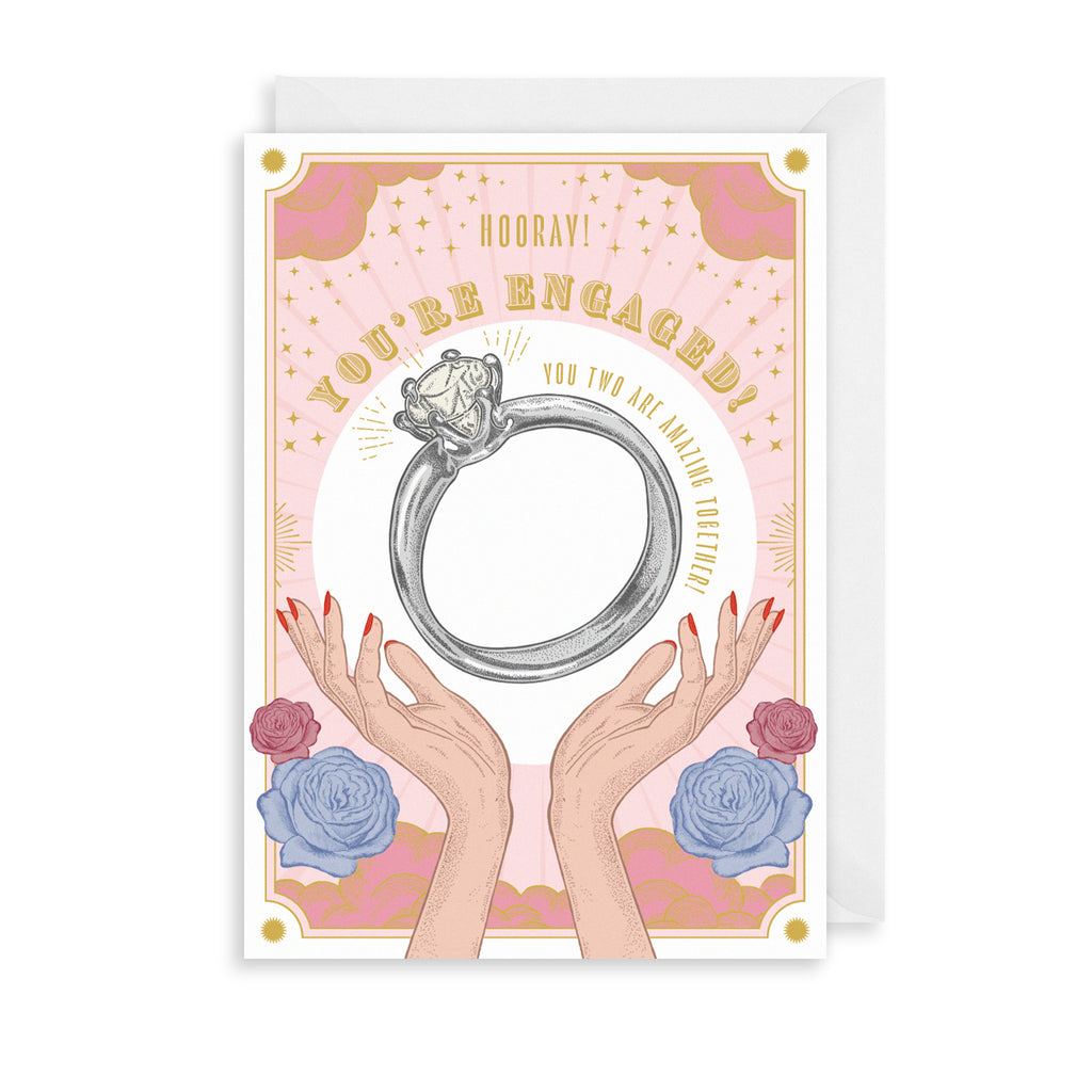 You're Engaged Greetings Card The Art File