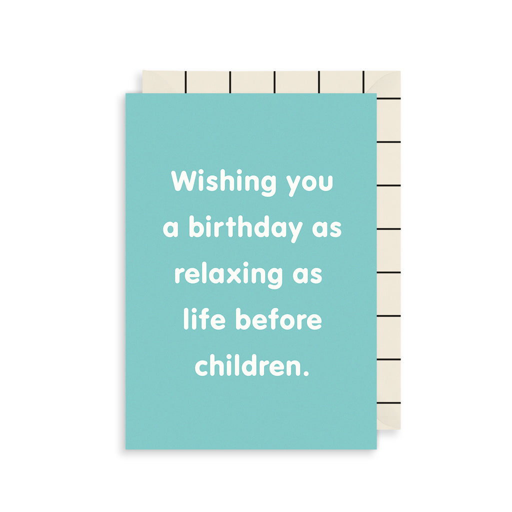 Before Children Greetings Card The Art File
