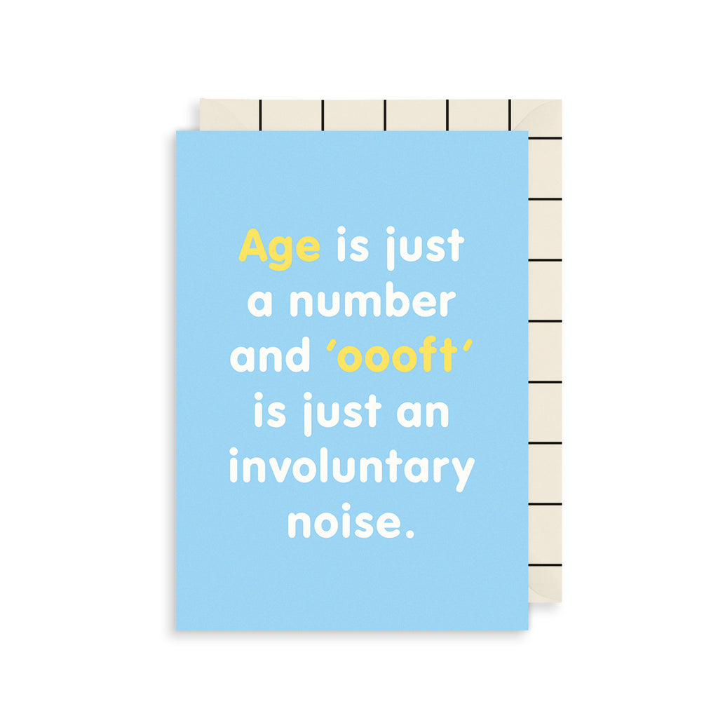 Involuntary Noise Greetings Card The Art File