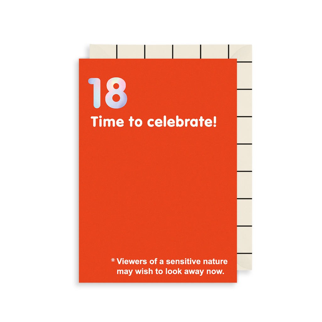 18, Time To Celebrate Greetings Card The Art File