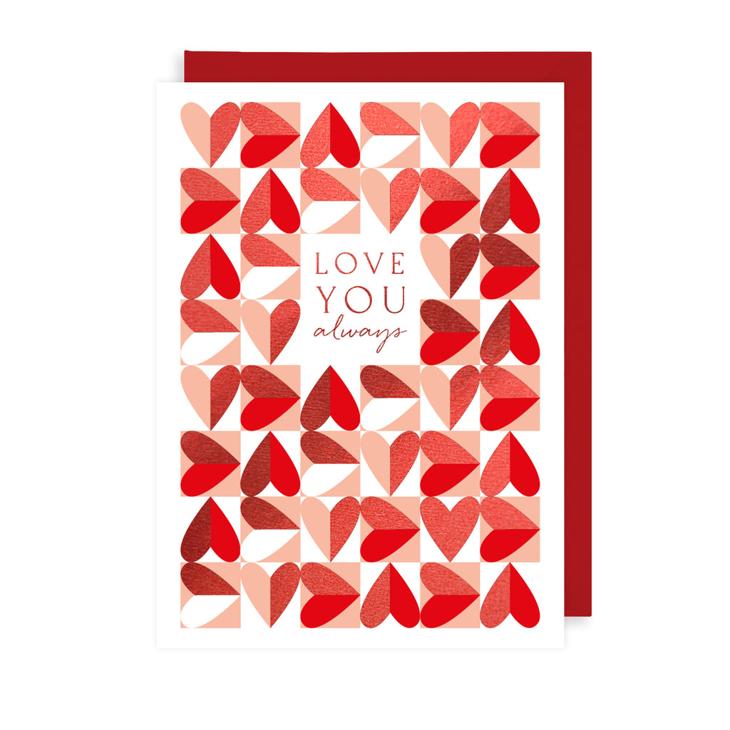 Love You Always Greetings Card The Art File