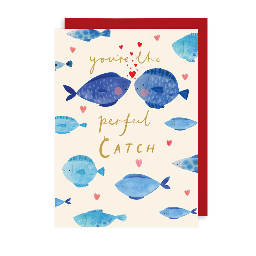 Perfect Catch Greetings Card The Art File