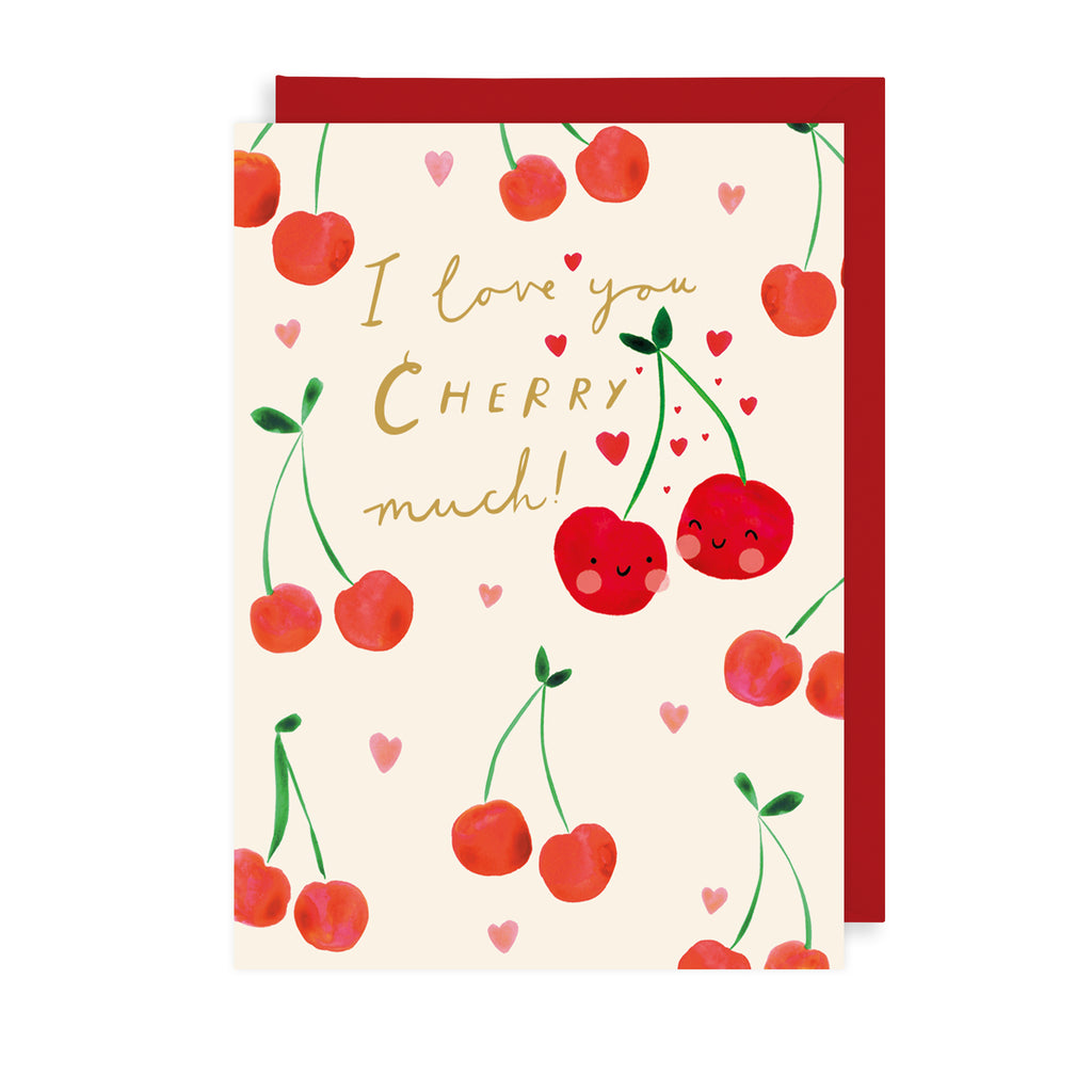 Cherry Much Greetings Card The Art File