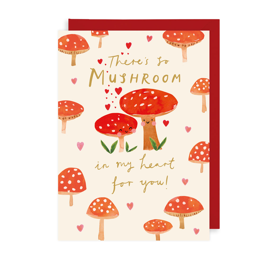 So Mushroom Greetings Card The Art File
