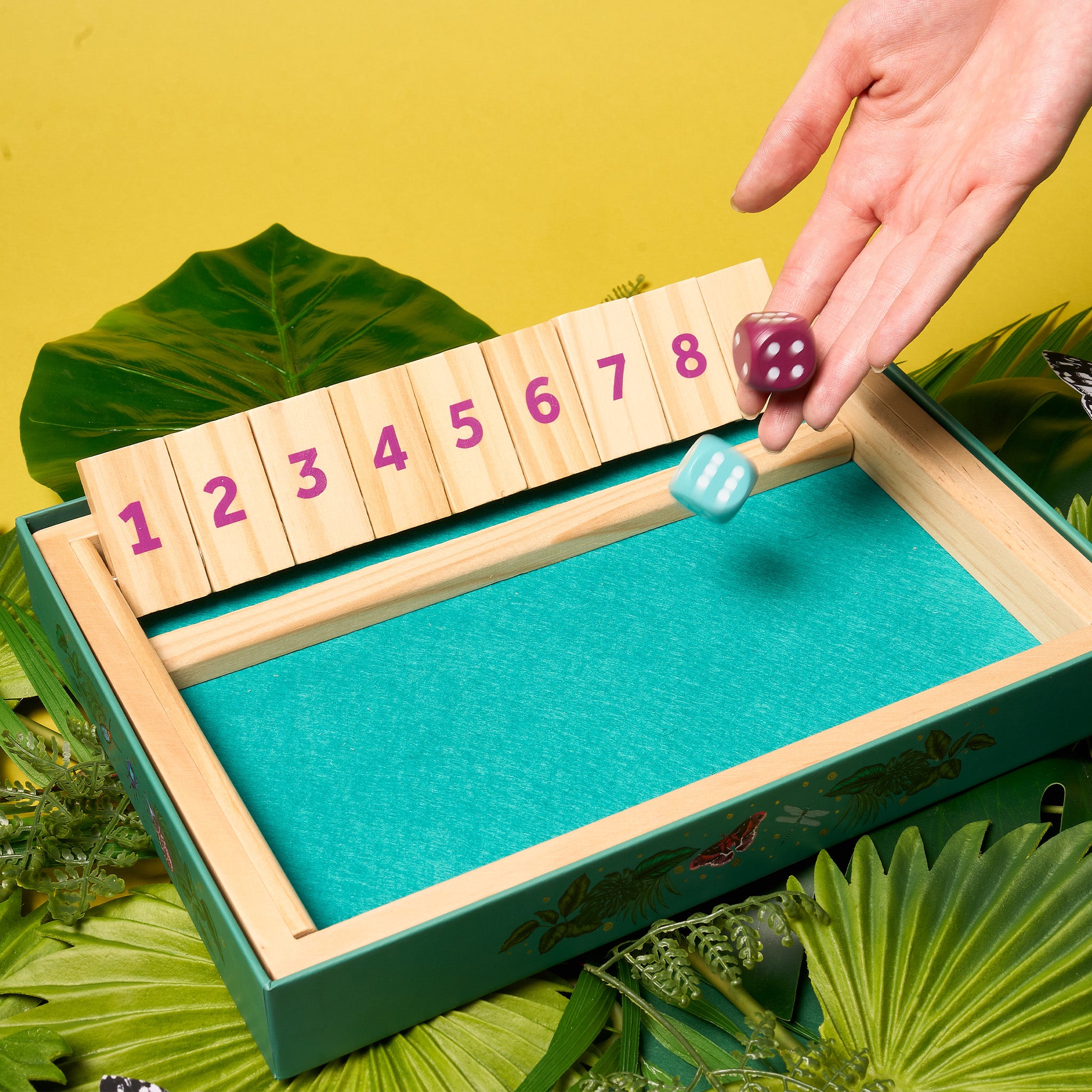 Shut The Box Board Game - The Art File x Gibsons Games
