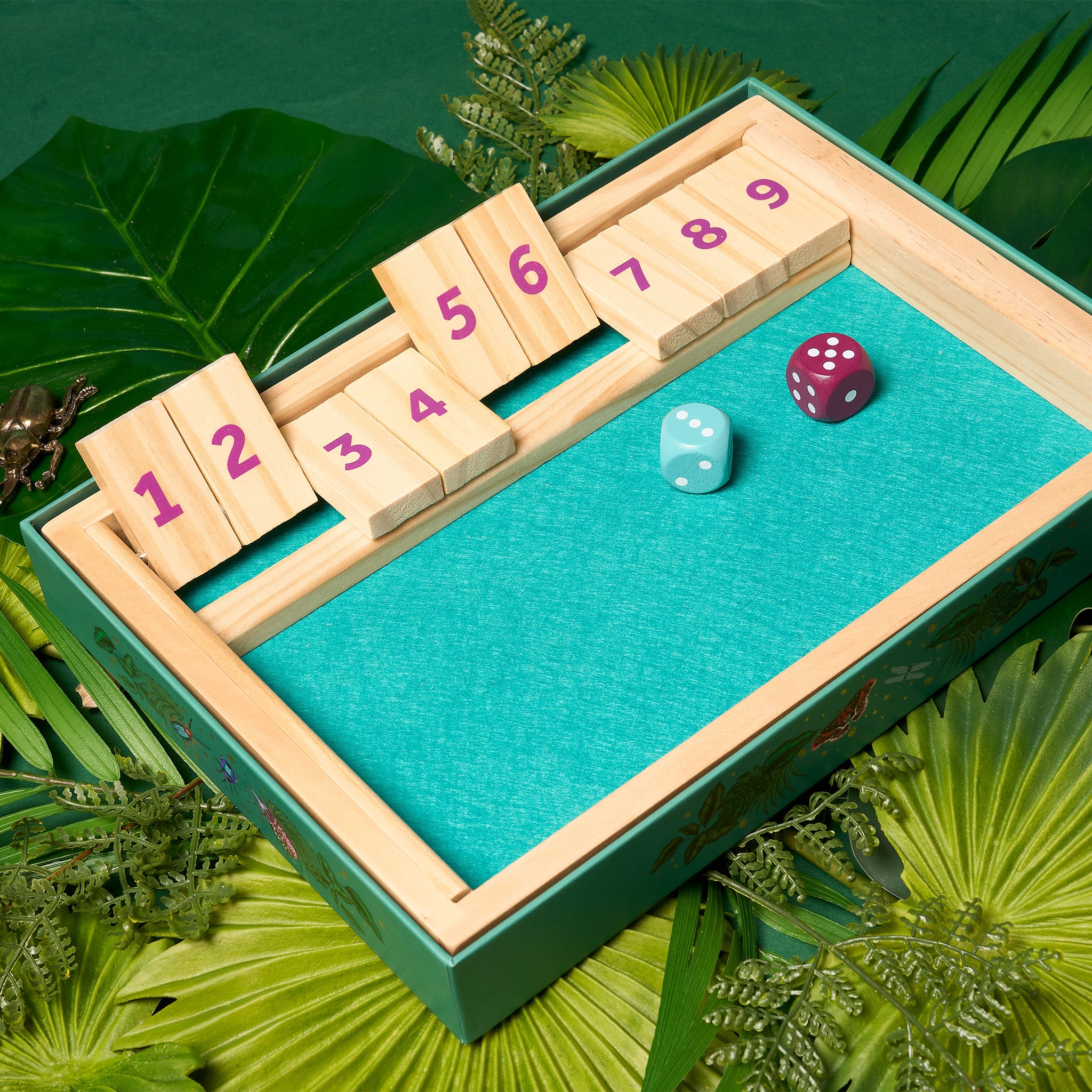 Shut The Box Board Game - The Art File x Gibsons Games