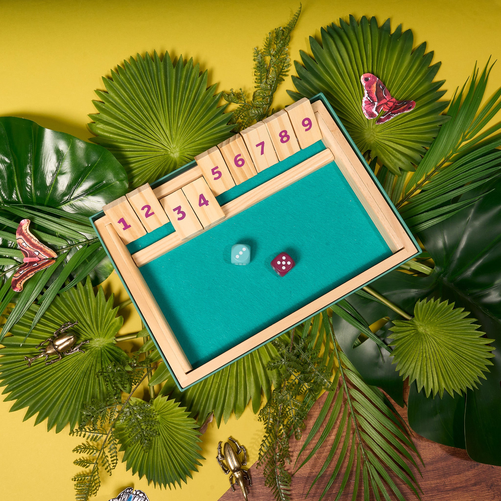 Shut The Box Board Game - The Art File x Gibsons Games