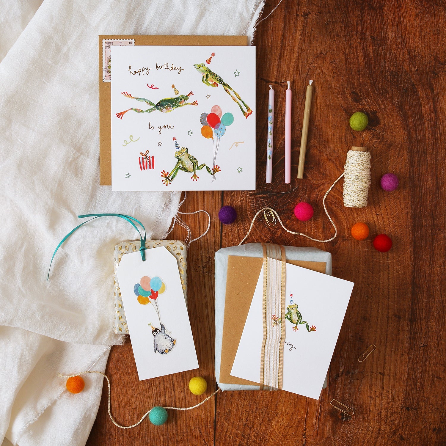 Hooray Frog Mini Card