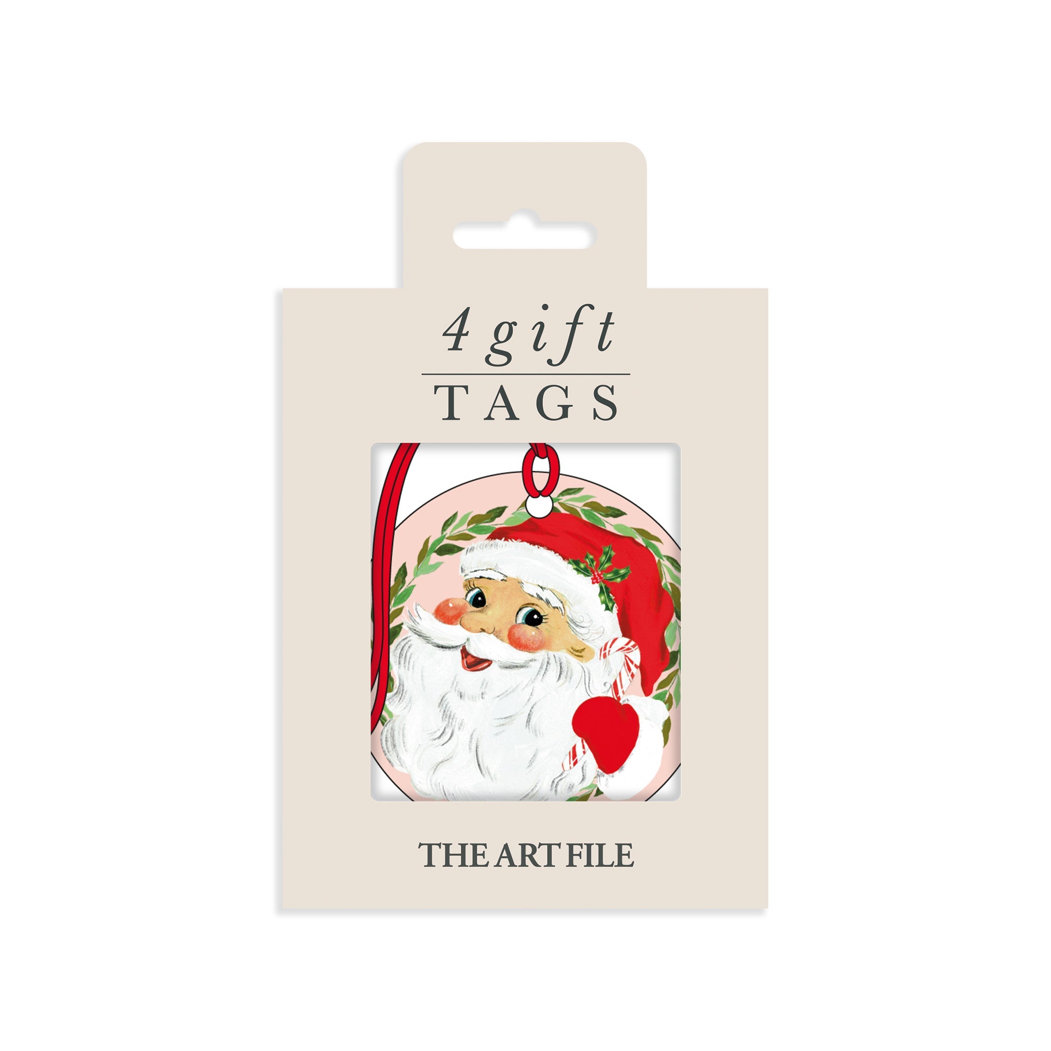 Happy Santa Christmas Gift Tags