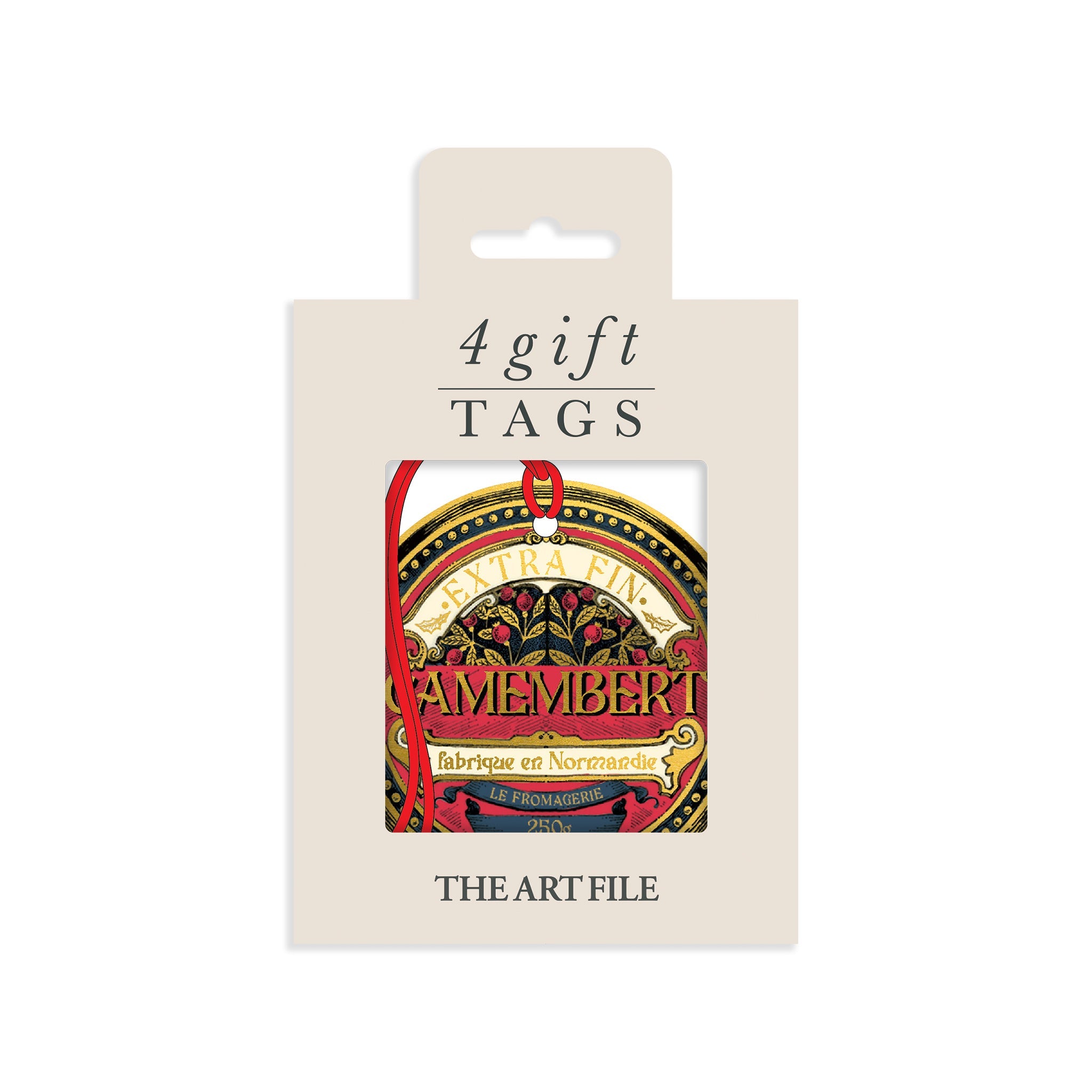Camembert Christmas Gift Tags