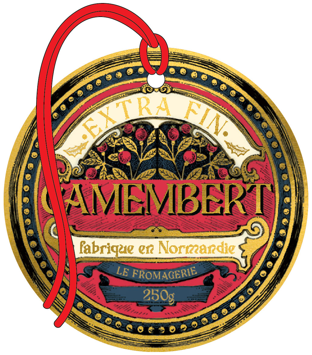Camembert Christmas Gift Tags