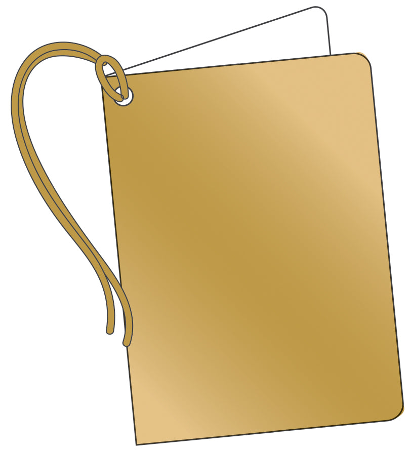 Gold Foil Christmas Gift Tags