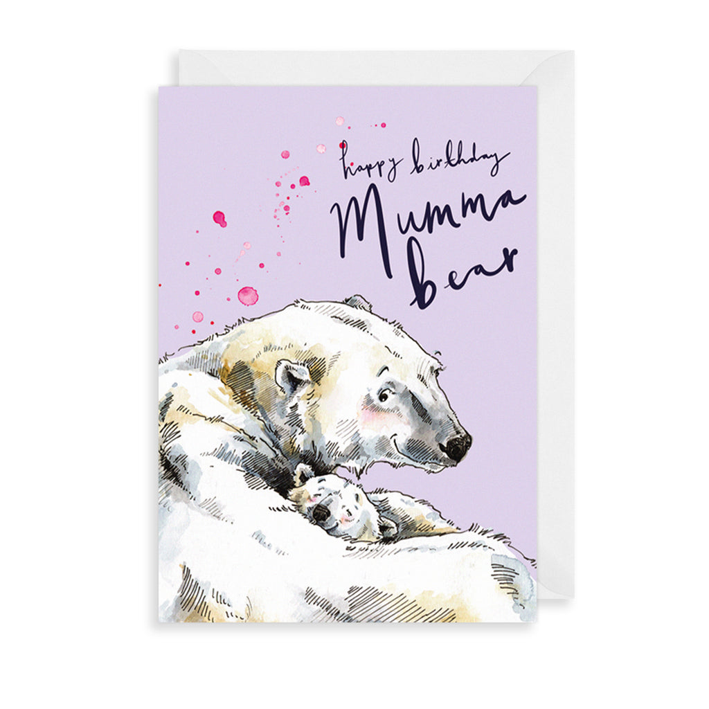 Mumma Bear Greetings Card The Art File