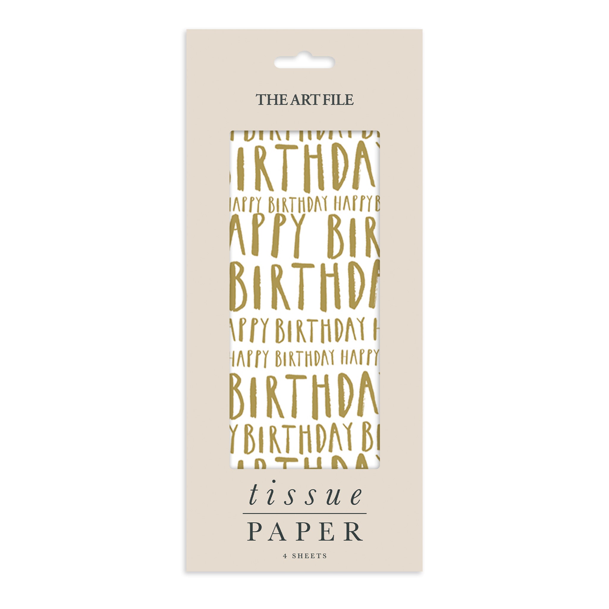 Golden Birthday Tissue Paper