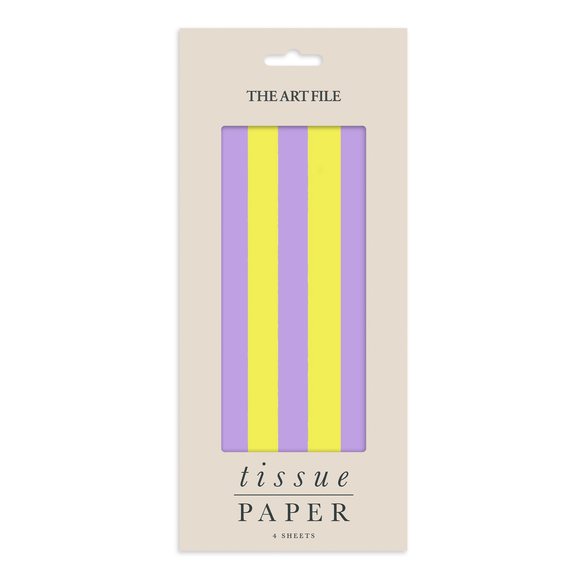 Yellow Stripes Tissue Paper