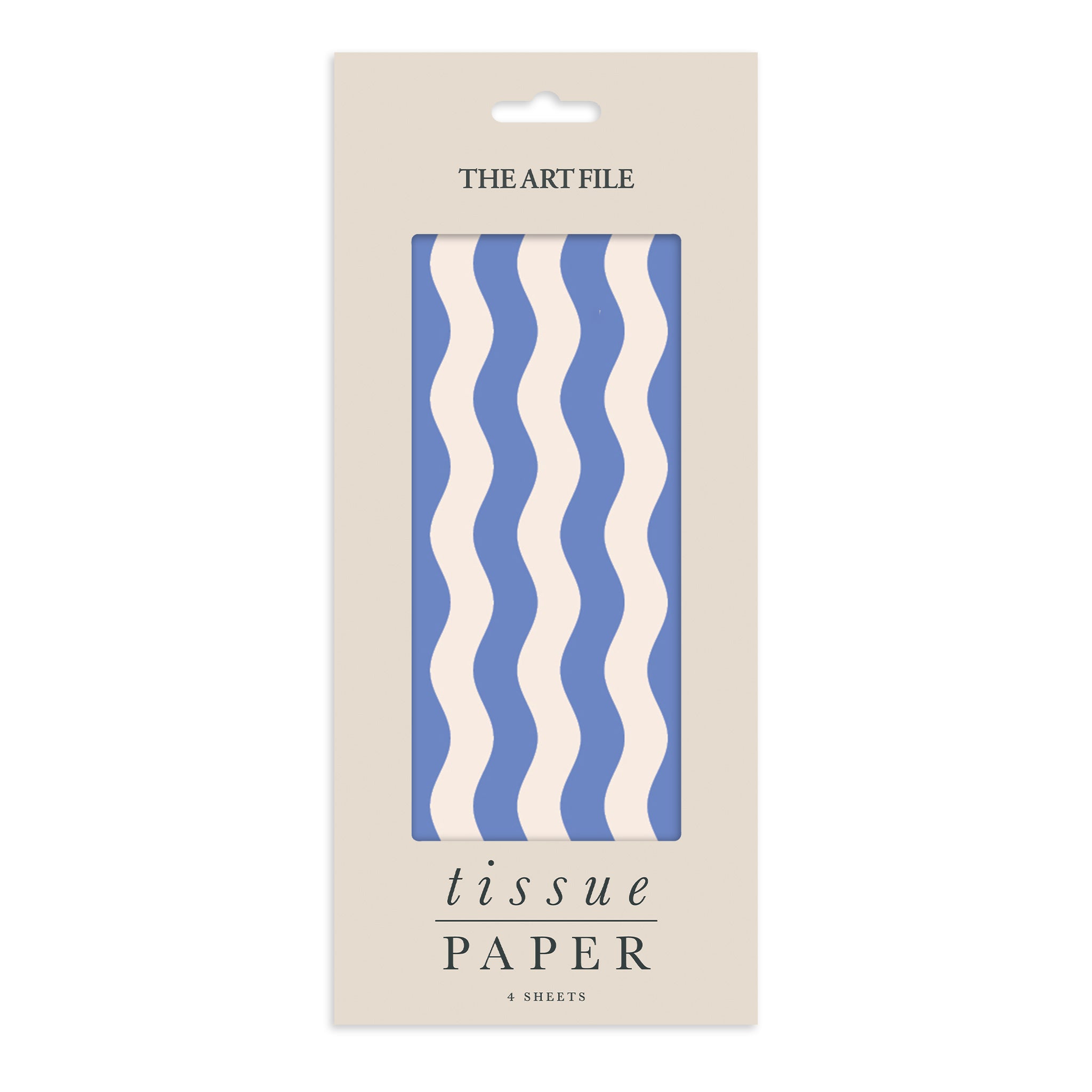 Blue Waves Tissue Paper | 4 Sheets