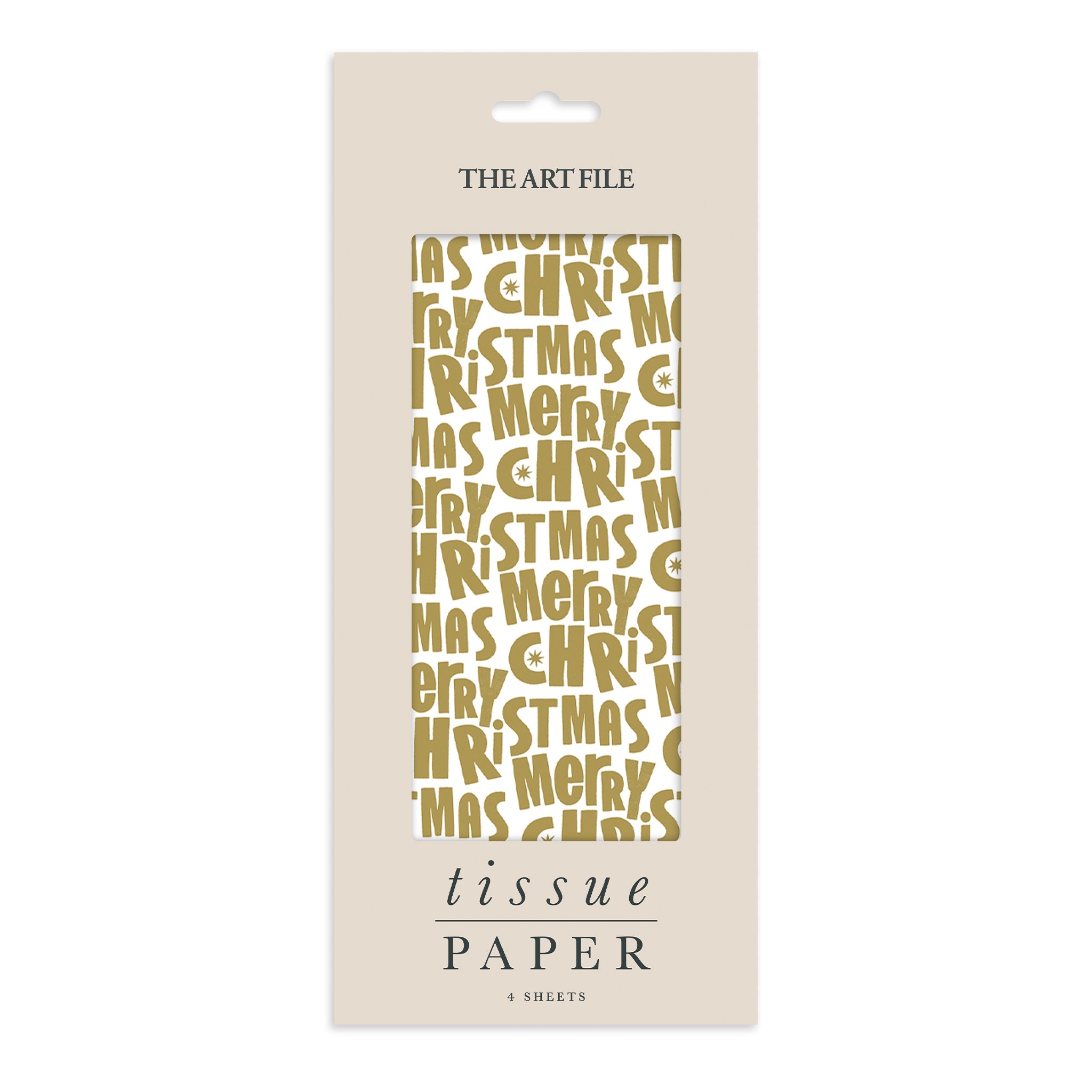Merry Christmas Tissue Paper | 4 Sheets