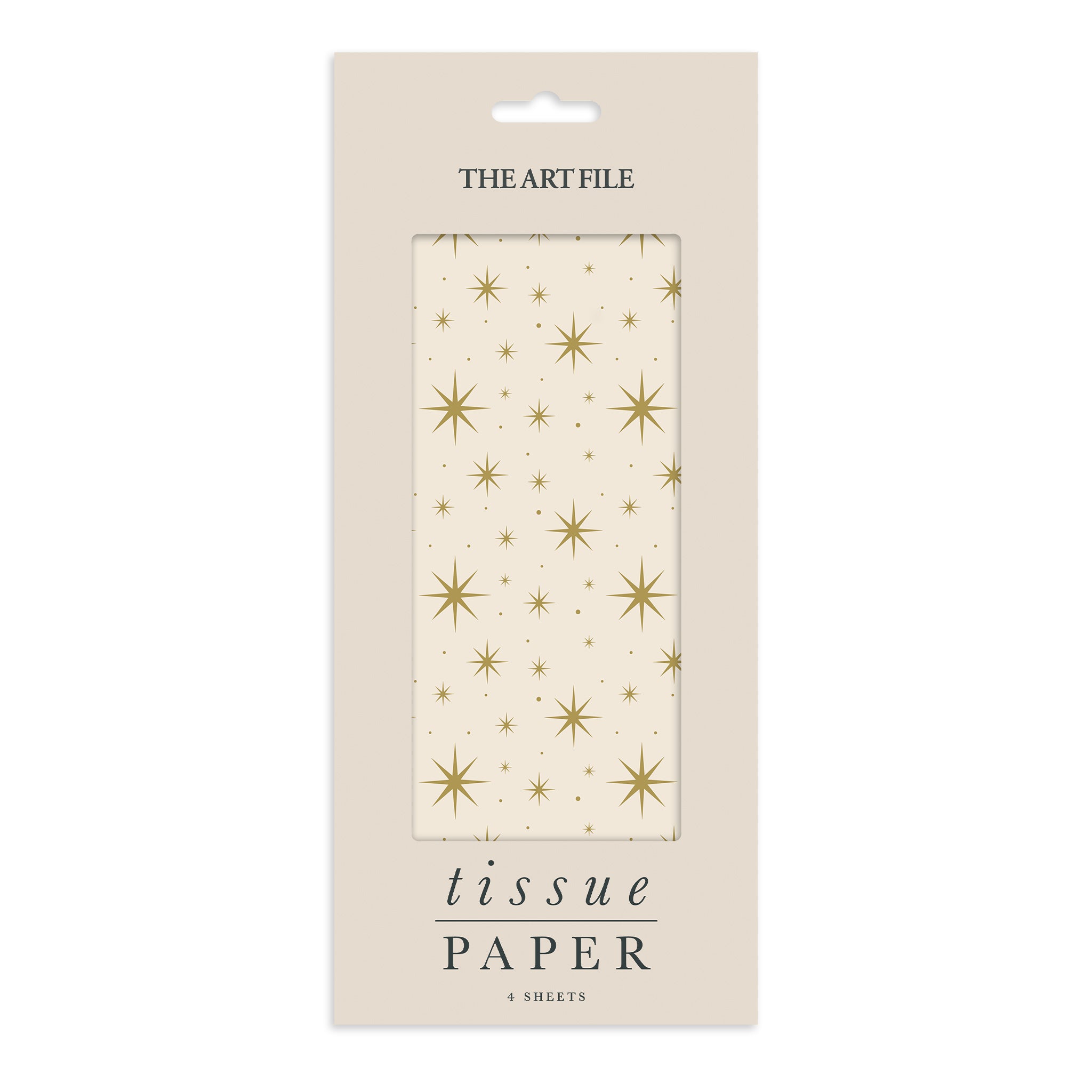 Golden Stars Tissue Paper | 4 Sheets